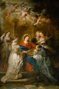 Peter Paul Rubens Maria erscheint dem Hl painting